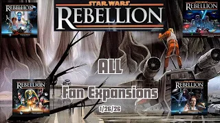 Star Wars Rebellion Plus Fan Expansions 01/26/26
