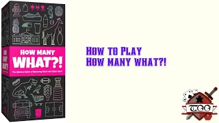 How to Play How Many What?!