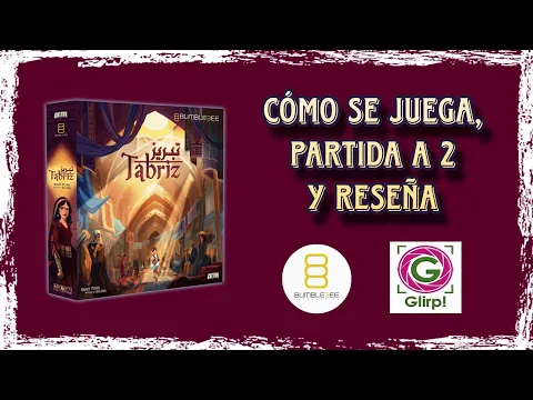 Tabriz. Cómo se juega, partida a 2 y reseña