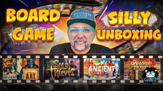 Board Game Silly Unboxings - October, 2023 - Ancient Knowledge, Sea of Thieves, Forever Home & More!