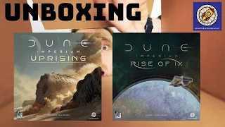Dune Imperium Uprising & Rise of IX Unboxing
