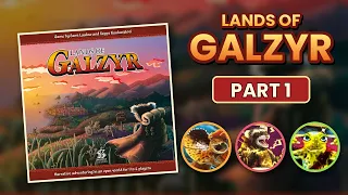 Lands of Galzyr | 3 Player Competitive Gameplay | Day 1