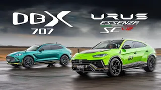 Aston Martin DBX707 vs Lamborghini Urus Performante SUV DRAG RACE!