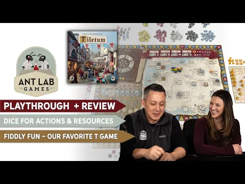Tiletum Board Game | Full 2-Player Playthrough | Review