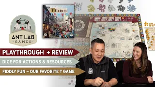 Tiletum Board Game | Full 2-Player Playthrough | Review