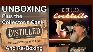 Unboxing Distilled Expansion Cocktails & the Collectors Cask Includes Cocktail Shaker and re-boxing