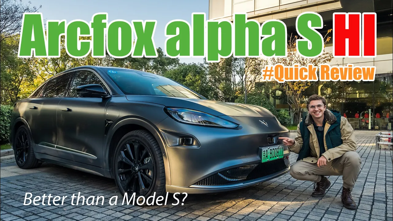 The Arcfox Alpha S HI Has Triple Lidar And 640 HP!