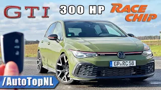 300HP VW Golf GTI MK8 RaceChip REVIEW on AUTOBAHN [NO SPEED LIMIT] by AutoTopNL