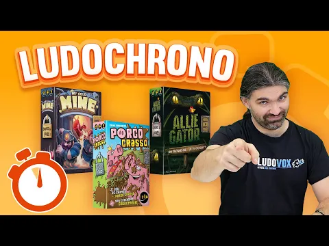 Ludochrono : Gamme Ouvrez Jouez : My Gold Mine + Allie Gator + Porco crasso
