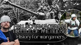 Fallschirmjägers in Battle of the Bulge - Units, Equipment, Scenarios Ideas & Warlord kit accuracy