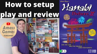 Hanabi Deluxe II how to setup play and review #boardgame #coop #gametok #games #fireworks #party