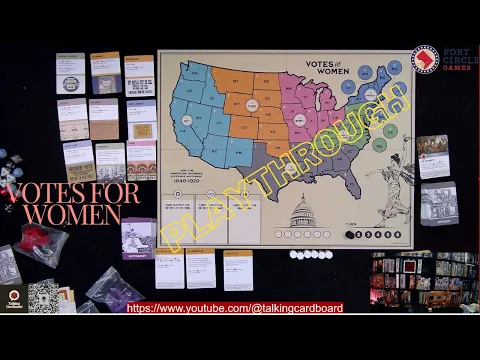 Votes for Women Solo Session Playthrough (Part 1) with Talking Cardboard