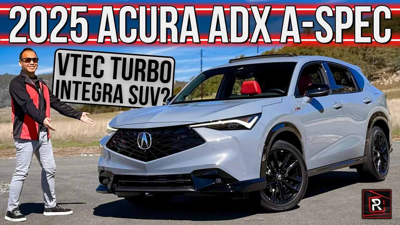 The 2025 Acura ADX A-Spec Is An Advanced Gateway SUV With VTEC Turbo Power