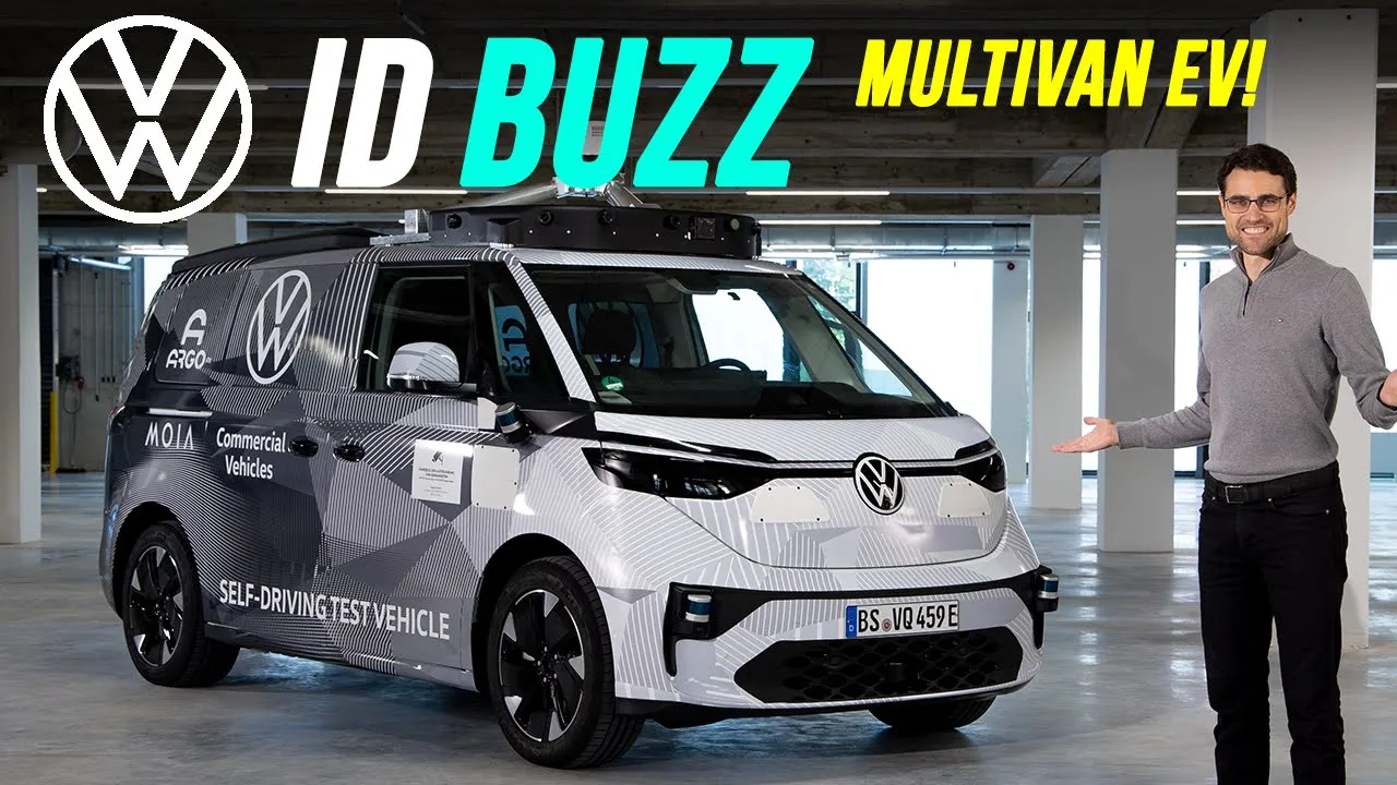 VW ID Buzz PREVIEW! The EV Multivan microbus is finally coming - drive yourself or autonomous!
