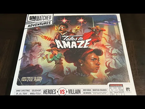 Unmatched Adventures: Tales to Amaze (Restoration) - KICKSTARTER Unboxing, Overview, Storage (SFFS)