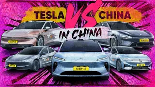 TESLA vs CHINA! Epic Comparison Test – Can the Chinese Make a Tesla Beater?