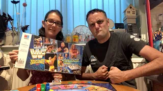 Penny Plays WWF Wrestling Challenge from MB Games, Vintage board game from 1991
