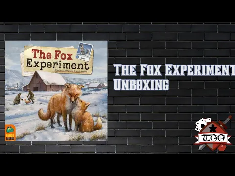 The Fox Experiment Board Game Unboxing