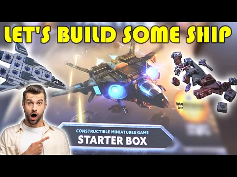 Snap Ships Tactics Kickstarter Unboxing! (Let's BUILD some SHIP)