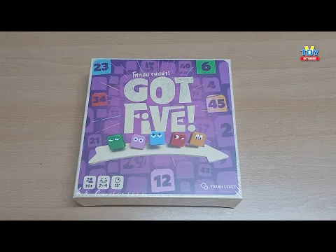 แกะกล่องบอร์ดเกมโค้ดลับ รหัสห้า แปลไทย (Unboxing Got Five! board game TH version)