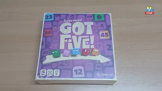 แกะกล่องบอร์ดเกมโค้ดลับ รหัสห้า แปลไทย (Unboxing Got Five! board game TH version)