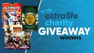 Extra Life Giveaways Winners of Marvel Zombies, Marvel Villainous & Marvel Uno Ultimate