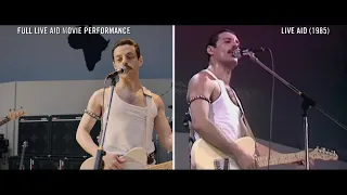 Bohemian Rhapsody - Crazy Little Thing Called Love | Live Aid Side By Side