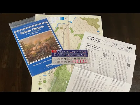 Salem Church: East of Chancellorsville 3-4 May 1863 (Decision Games) - Unbagging and Quick Look