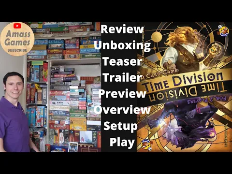 Time Division Review unboxing teaser trailer preview overview #boardgame  AmassGames #twoplayer