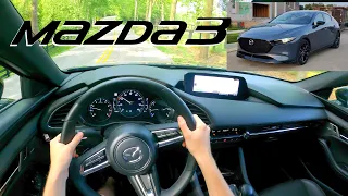 2021 Mazda 3 Turbo Hatchback // POV Review & Scenic Kentucky Test Drive (3D Binaural Audio)