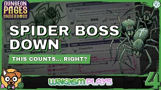 Dungeon Pages: Underboss Solo Playthrough | Poison, Traps, and.. well... SPIDERS!