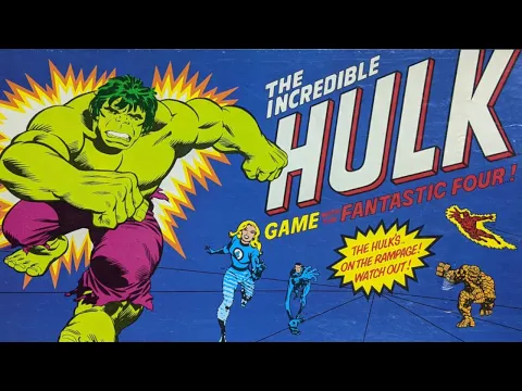 Board Game Archaeology #101 The Incredible Hulk Game with the Fantastic Four