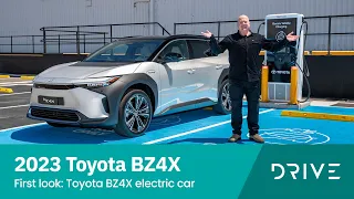 2023 Toyota BZ4X | First Look: Toyota BZ4X Electric Car | Drive.com.au