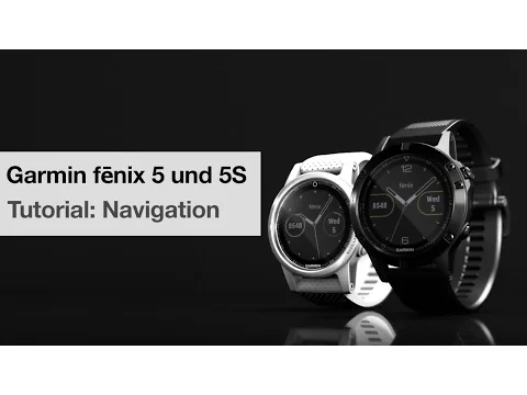 Video zu Garmin fenix 5S Silber mit schwarzem Armband