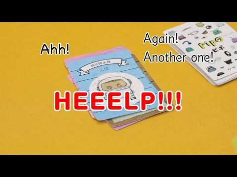 [English Subtitles] Let's play Pipo!, a card game played with adorable alien characters