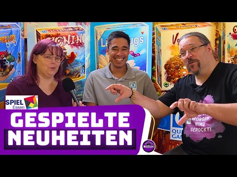 Ersteindrücke der Brettspiel - Neuheiten von Queen Games 2025! Was erwartet euch zur Spiel25?