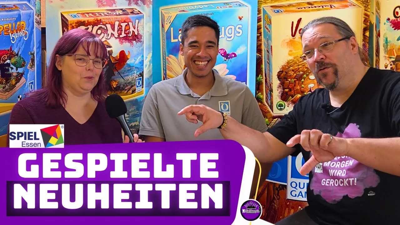 Ersteindrücke der Brettspiel - Neuheiten von Queen Games 2025! Was erwartet euch zur Spiel25?