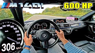 600HP BMW M140i is INSANELY FAST *306KMH* on the AUTOBAHN!