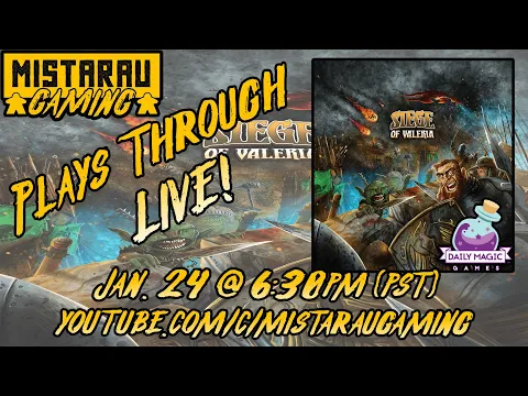 Mista Rau Gaming LIVE! Siege of Valeria