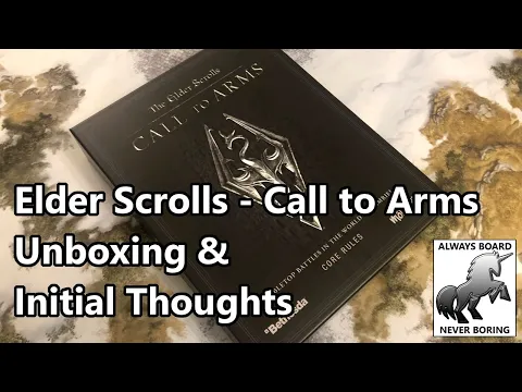 Elder Scrolls Call to Arms Unboxing | Skyrim Miniatures Game Wave One Initial Review