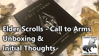 Elder Scrolls Call to Arms Unboxing | Skyrim Miniatures Game Wave One Initial Review