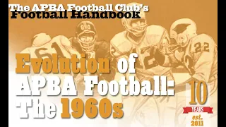 Evolution of APBA Football: The 1960s (digital APBA Football Handbook)