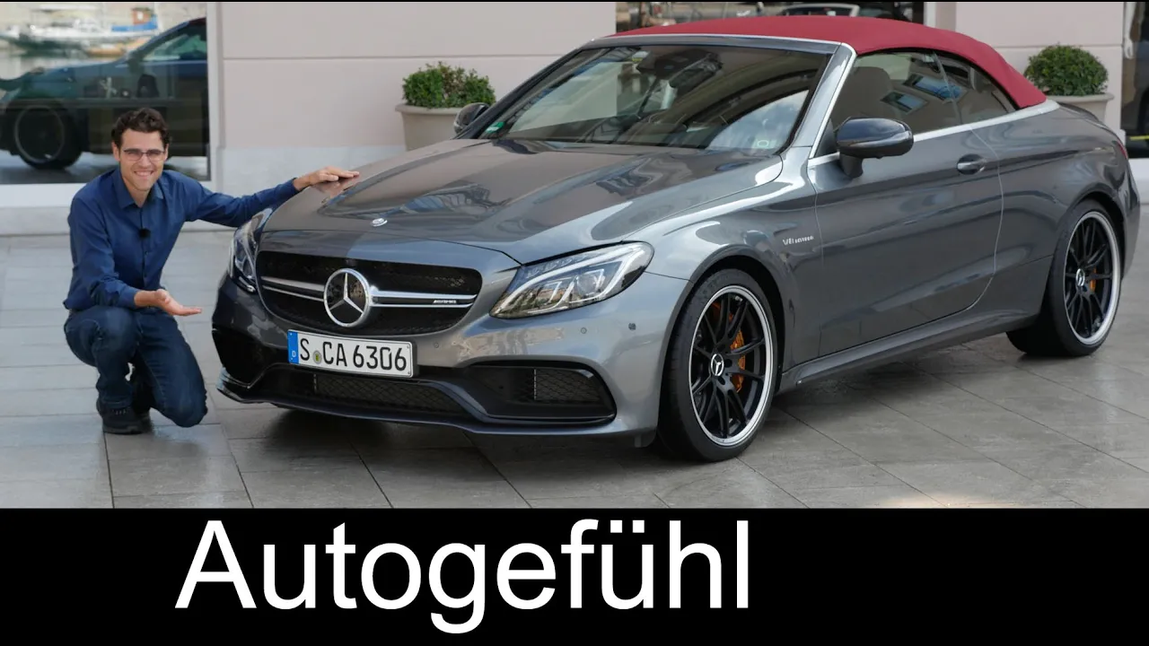 Mercedes-AMG C63S V8 Convertible FULL REVIEW test driven 510 hp all-new neu 2017 2016 - Autogefühl