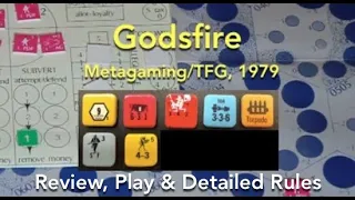 Godsfire (Metagaming/TFG) Board Game Review and Play