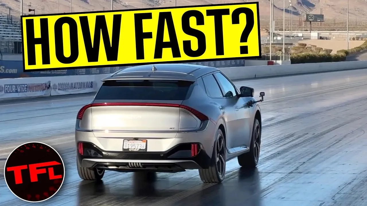 2023 KIA EV6 GT: If You Want To See an EV Drift, Drag & Fly Around a Race Track - Just Click Play!