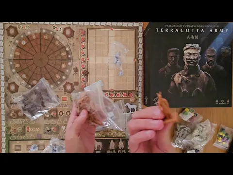 Terracotta Army minis! Unboxing teaser trailer preview overview AmassGames #spiel #boardgame #games