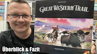 Great Western Trail Argentinien (eggertspiele / asmodee) - Teil 2 - Überblick und Fazit