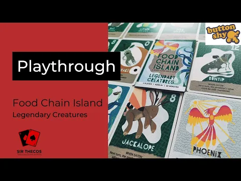 Playthrough | Food Chain Island (+ Legendary Creatures Expansion, Button Shy Games)