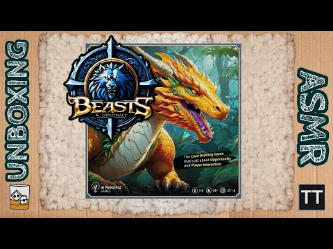 Beasts and Diplomacy Silent Board Game Unboxing
