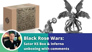 Black Rose Wars Sator KS Box & Inferno unboxing with comments